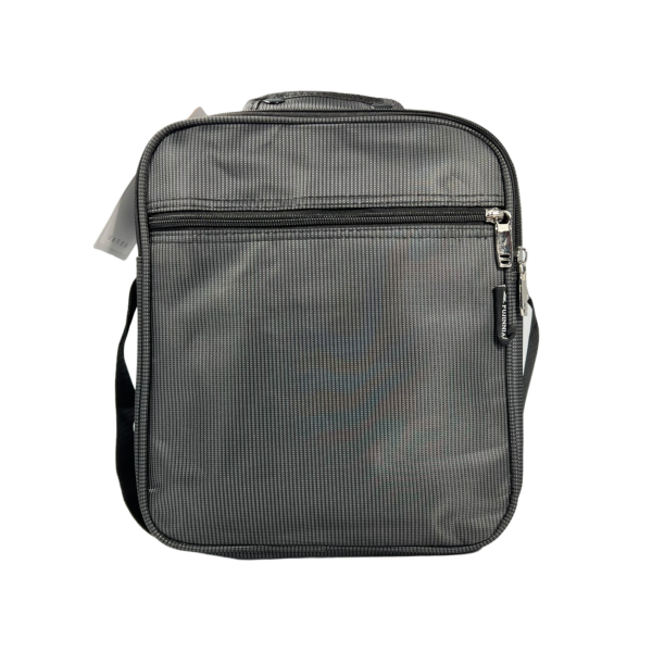 Сумка через плечо на 5 отделений, удобный ремень, застежка на молнии, серая Сумка через плечо на 5 отделений, удобный ремень, застежка на молнии, серая