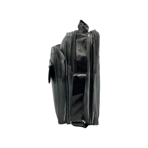 Сумка через плечо на 5 отделений, удобный ремень, застежка на молнии, серая Сумка через плечо на 5 отделений, удобный ремень, застежка на молнии, серая