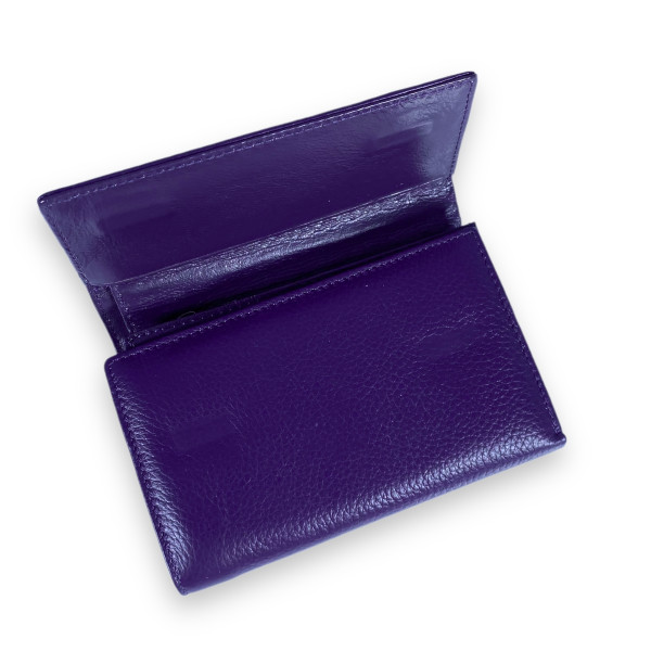 Кошелек женский из натуральной кожи, фиолетовый Кошелек женский из натуральной кожи, фиолетовый
