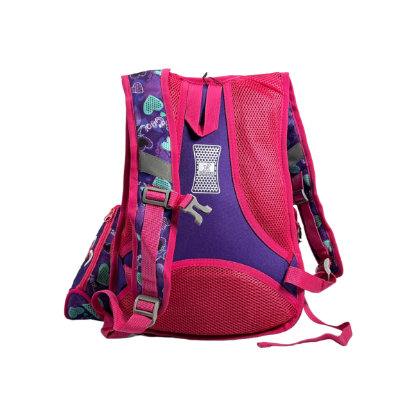 Школьный рюкзак на четыре отделения, пенал в подарок, 20 л, фиолетовый Школьный рюкзак на четыре отделения, пенал в подарок, 20 л, фиолетовый