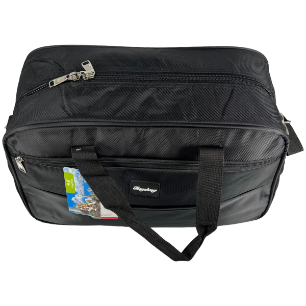 Дорожная сумка на два отделения, 35 л, черная