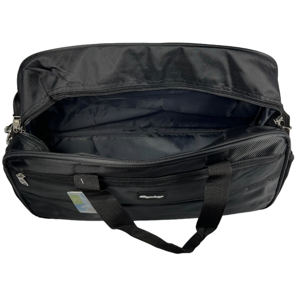 Дорожная сумка на два отделения, 35 л, черная