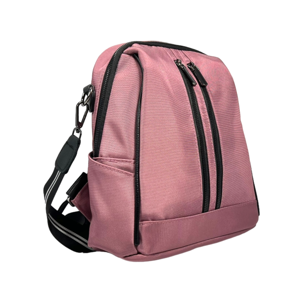 Городской рюкзак на три отделения, розовый Городской рюкзак на три отделения, розовый