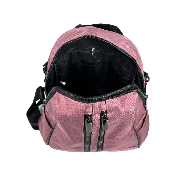 Городской рюкзак на три отделения, розовый Городской рюкзак на три отделения, розовый