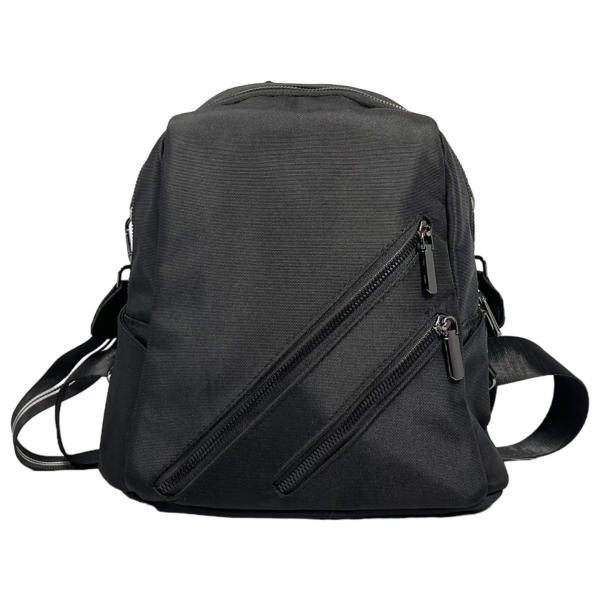 Городской рюкзак на два отделения, 8 л, черный