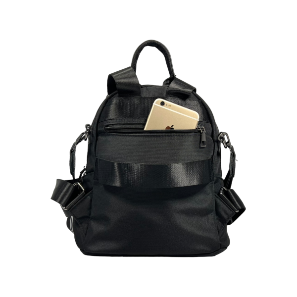 Городской рюкзак на два отделения, 8 л, черный Городской рюкзак на два отделения, 8 л, черный