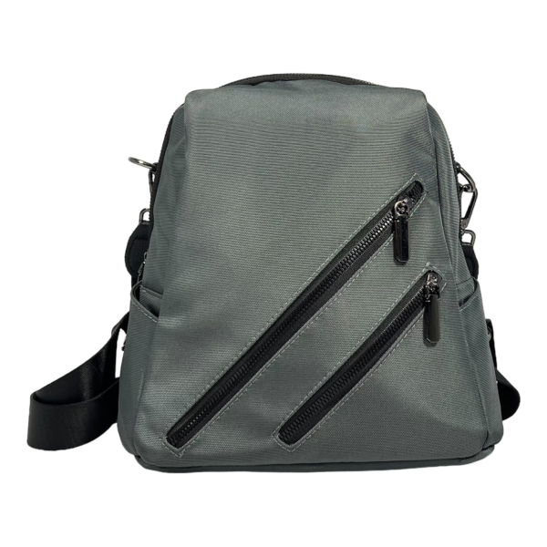 Городской рюкзак на два отделения, 8 л серый