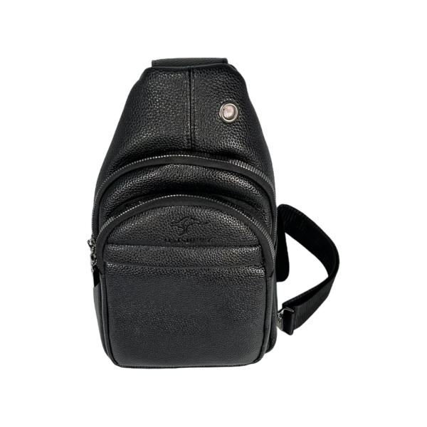 Сумка через плечо на три отделения, 4 л, черная Сумка через плечо на три отделения, 4 л, черная