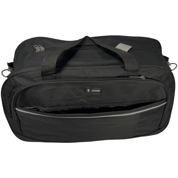 Дорожная сумка на три отделения, 45 л, черная Дорожная сумка на три отделения, 45 л, черная