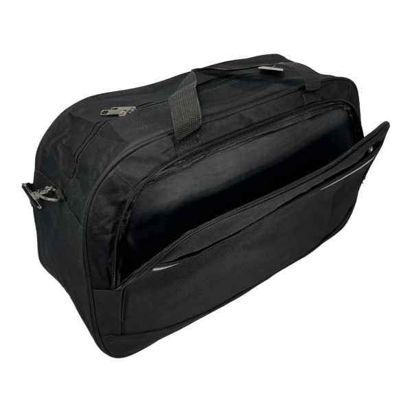 Дорожная сумка на три отделения, 45 л, черная Дорожная сумка на три отделения, 45 л, черная