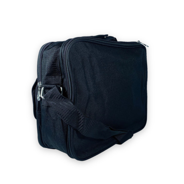 Сумка через плечо мужская Star Dragon, два отделения, внутренний, фронтальные карманы, размер: 35*27*15см, черный