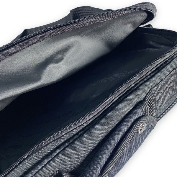 Сумка через плечо мужская Star Dragon, два отделения, внутренний, фронтальные карманы, размер: 35*27*15см, черный