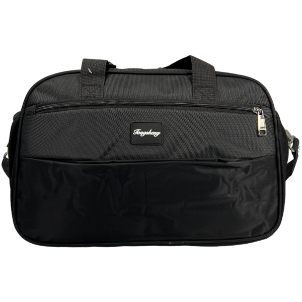 Дорожная сумка на два отделения, 22 л, черная