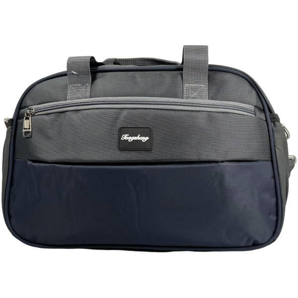 Дорожная сумка на два отделения, 22 л, серая