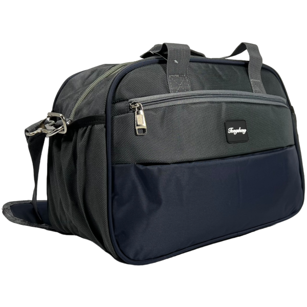 Дорожная сумка на два отделения, 22 л, серая
