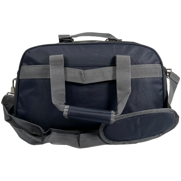 Дорожная сумка на два отделения, 22 л, серая