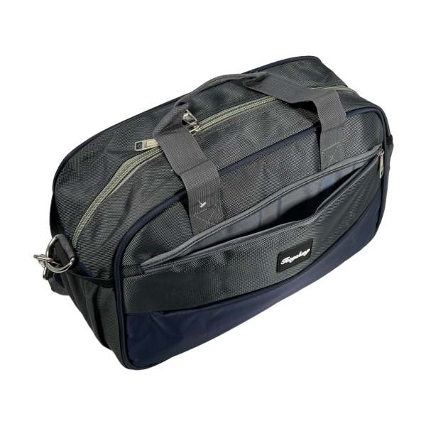 Дорожная сумка на два отделения, 22 л, серая