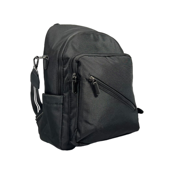 Городской рюкзак на три отделения, черный Городской рюкзак на три отделения, черный