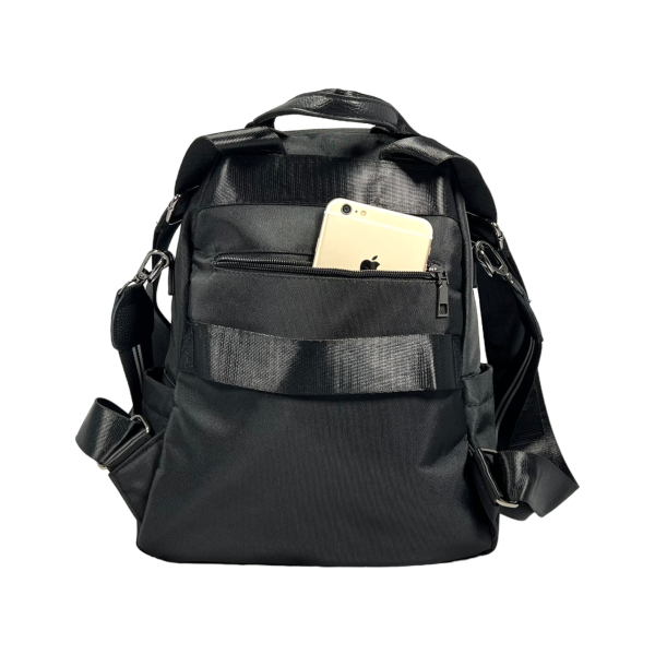 Городской рюкзак на три отделения, черный Городской рюкзак на три отделения, черный