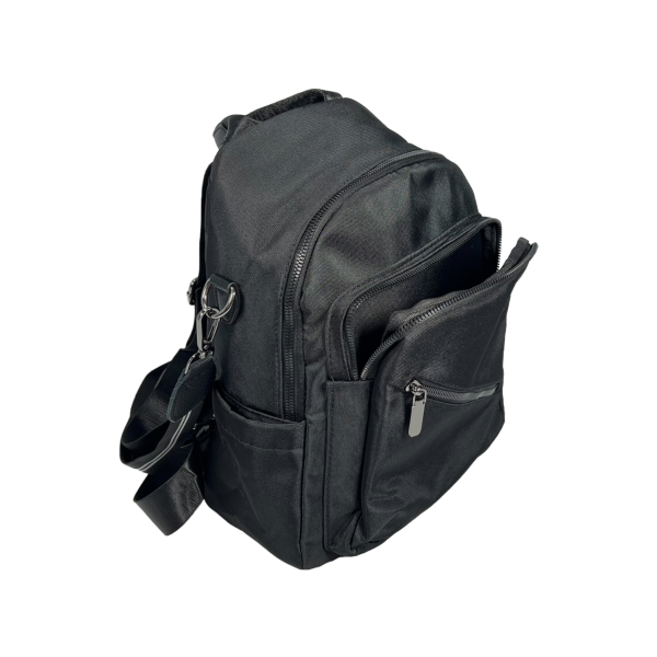 Городской рюкзак на три отделения, черный Городской рюкзак на три отделения, черный