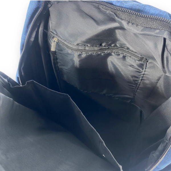 Рюкзак міський 20 л, 1 відділення, внутрішня кишеня, задня кишеня, синій Рюкзак міський 20 л, 1 відділення, внутрішня кишеня, задня кишеня, синій