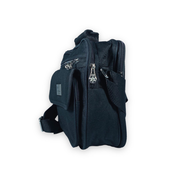 Сумка через плечо мужская Star Dragon, два отделения, внутренние фронтальные карманы, размер: 35*27*15см, черный