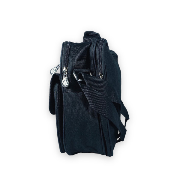 Сумка через плечо мужская Star Dragon, два отделения, внутренние фронтальные карманы, размер: 35*27*15см, черный