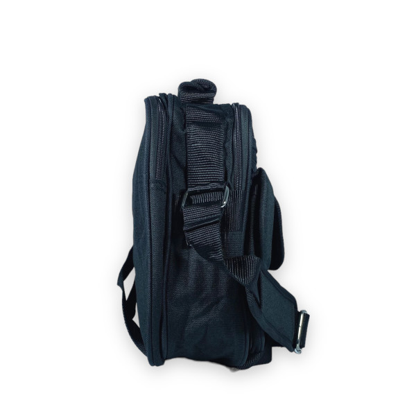 Сумка через плечо мужская Star Dragon, два отделения, внутренние фронтальные карманы, размер: 35*27*15см, черный