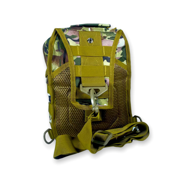 Сумка через плечо, слинг, один отдел, карман на обороте, камуфляж Сумка через плечо, слинг, один отдел, карман на обороте, камуфляж