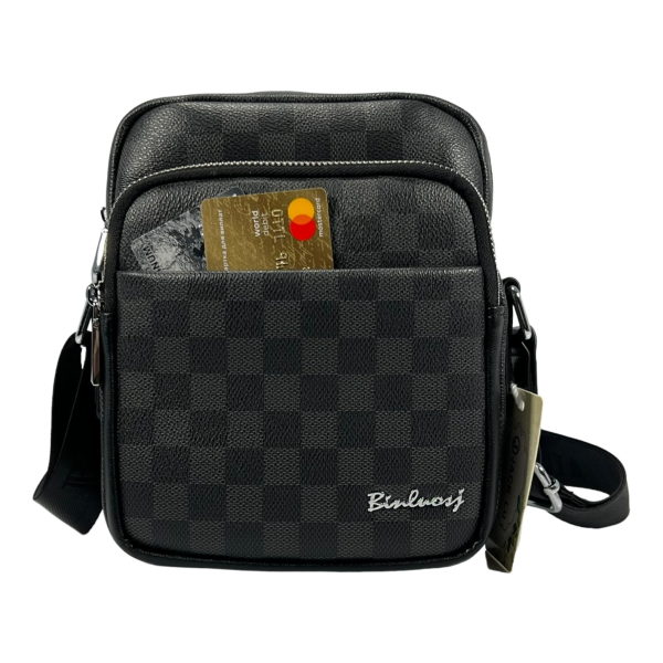 Сумка через плечо на четыре отделения, 3 л, серая, застежка на молнии и магните Сумка через плечо на четыре отделения, 3 л, серая, застежка на молнии и магните