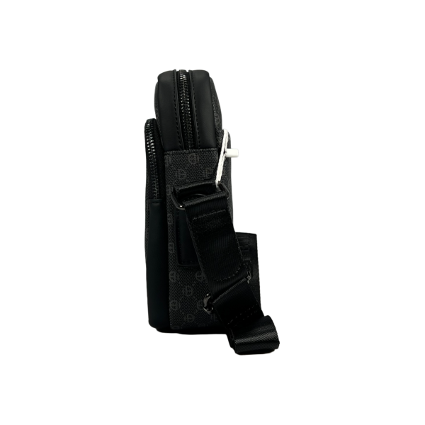 Комфортная и практичная сумка через плечо, удобная, 3 отделения, 3 л, серая Комфортная и практичная сумка через плечо, удобная, 3 отделения, 3 л, серая