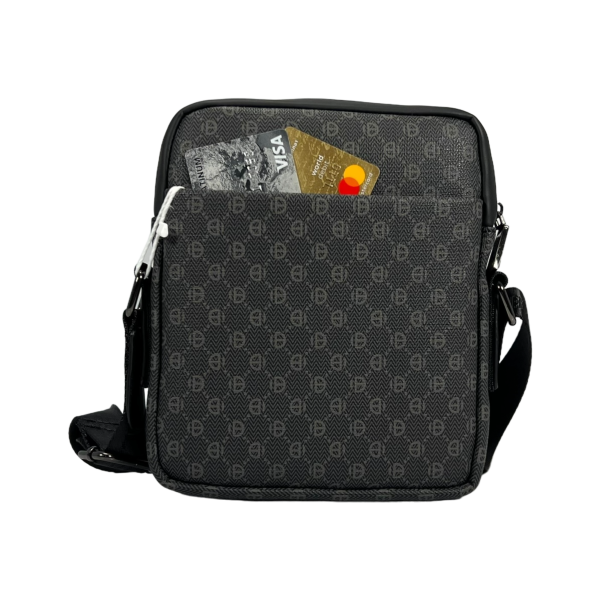 Комфортная и практичная сумка через плечо, удобная, 3 отделения, 3 л, серая Комфортная и практичная сумка через плечо, удобная, 3 отделения, 3 л, серая