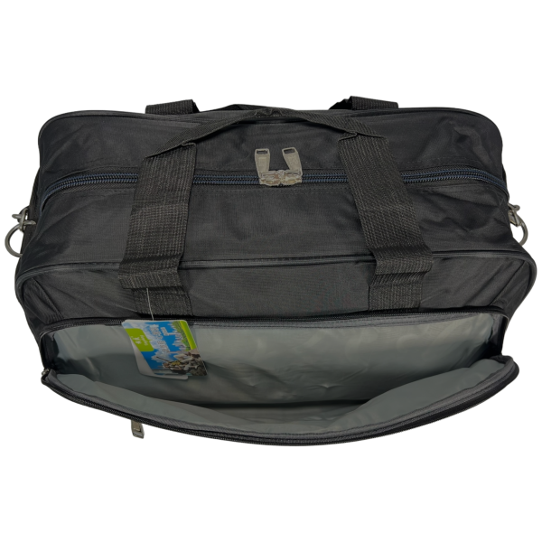 Дорожная сумка TONGSHENG на три отделения 980-1 черная Дорожная сумка TONGSHENG на три отделения 980-1 черная