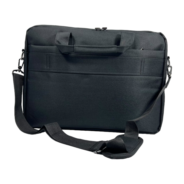 Сумка для ноутбука на четыре отделения, черная, водонепроницаемая ткань Сумка для ноутбука на четыре отделения, черная, водонепроницаемая ткань