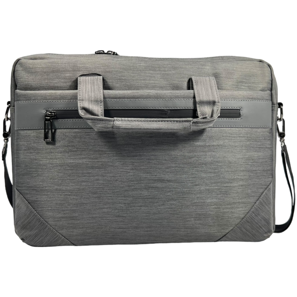 Сумка для ноутбука на четыре отделения, серая, водонепроницаемая ткань