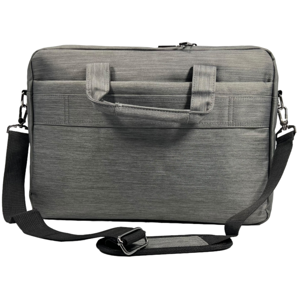 Сумка для ноутбука на четыре отделения, серая, водонепроницаемая ткань Сумка для ноутбука на четыре отделения, серая, водонепроницаемая ткань