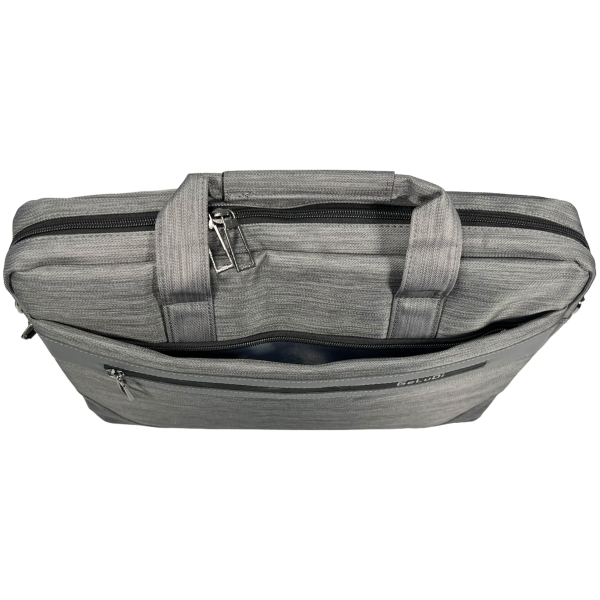 Сумка для ноутбука на четыре отделения, серая, водонепроницаемая ткань Сумка для ноутбука на четыре отделения, серая, водонепроницаемая ткань