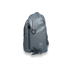 Сумка-слинг мужская, 2отделения, дополнительный карман, USB выход 9801, размер: 30*18*7 см темно-серый