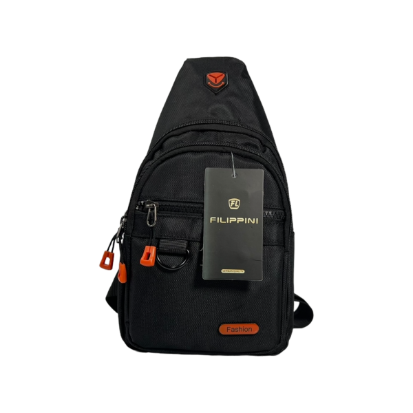 Чоловічий слінг чорного кольору, 3 відділення, 5 л