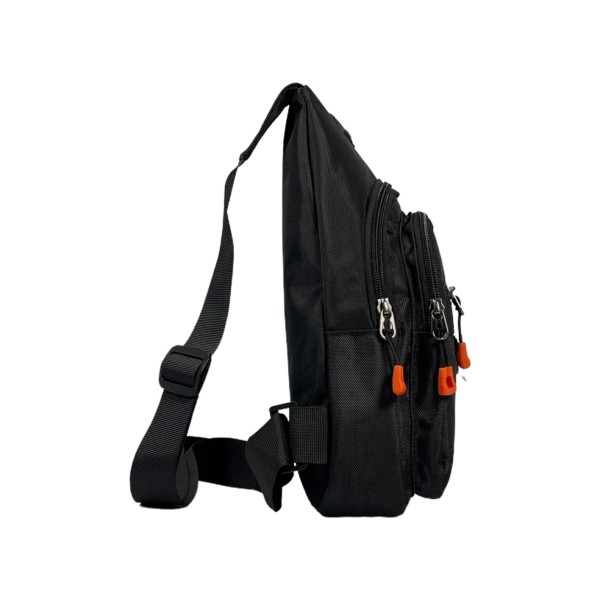 Чоловічий слінг чорного кольору, 3 відділення, 5 л