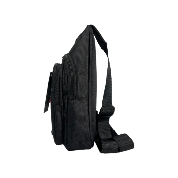 Чоловічий слінг чорного кольору, 3 відділення, 5 л