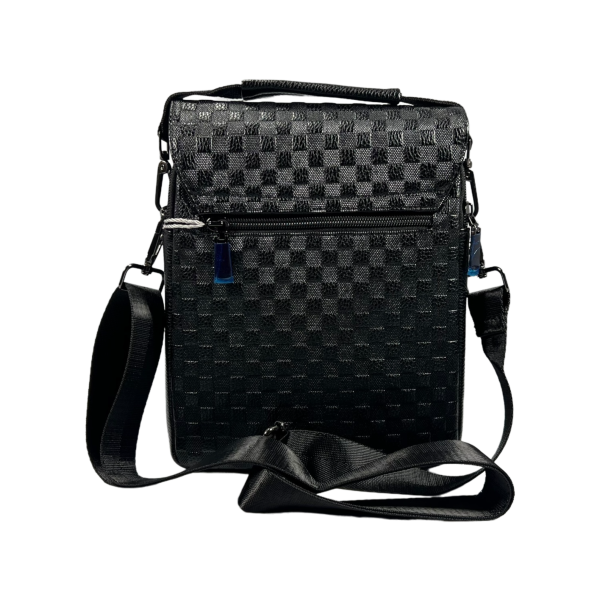 Стильна та практична сумка через плече на п'ять відділень, 4 л, чорна