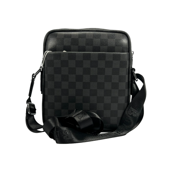 Прочная и надежная сумка через плечо на четыре отделения, 3 л, черная Прочная и надежная сумка через плечо на четыре отделения, 3 л, черная