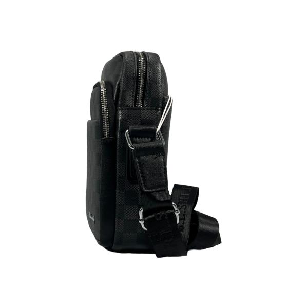 Прочная и надежная сумка через плечо на четыре отделения, 3 л, черная Прочная и надежная сумка через плечо на четыре отделения, 3 л, черная