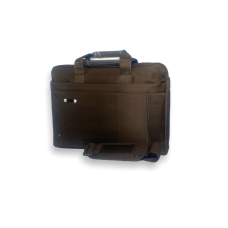 Сумка для ноутбука Zhaocaique 9817, одно отделение 2 кармана, ремень, ручки, размер: 40*28*6 см, коричневый