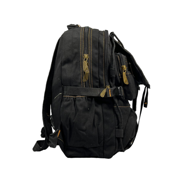 Міський рюкзак, брезентовий, чорний, 20 л, міцний