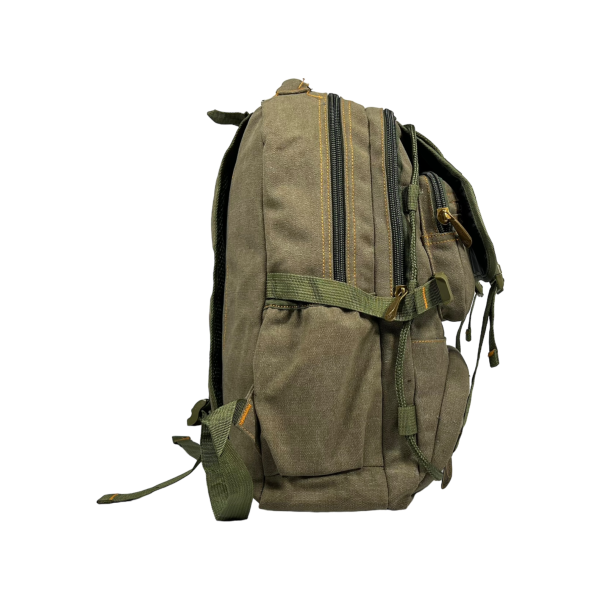 Повсякденний міський рюкзак, брезентовий, колір хакі, 20 л