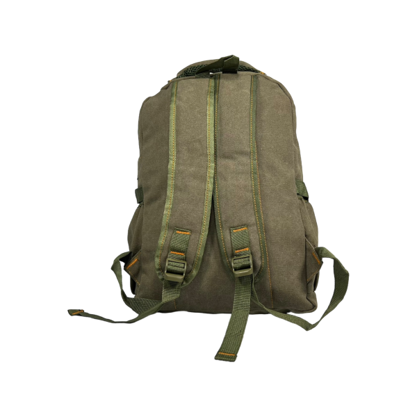 Повсякденний міський рюкзак, брезентовий, колір хакі, 20 л