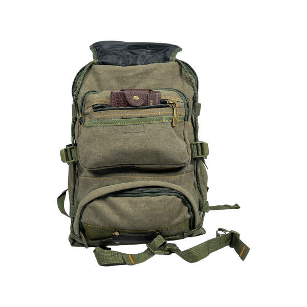 Повсякденний міський рюкзак, брезентовий, колір хакі, 20 л