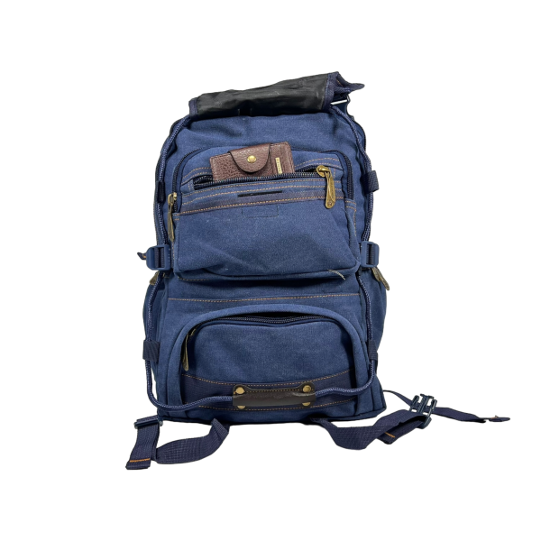 Городской рюкзак, брезентовый, цвет синий, 20 л Городской рюкзак, брезентовый, цвет синий, 20 л
